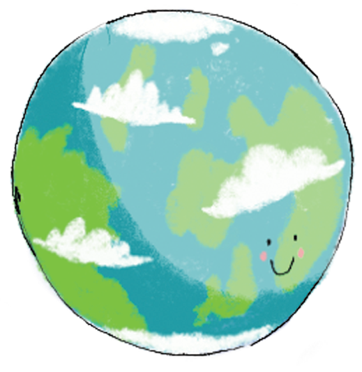 Earth with a smile